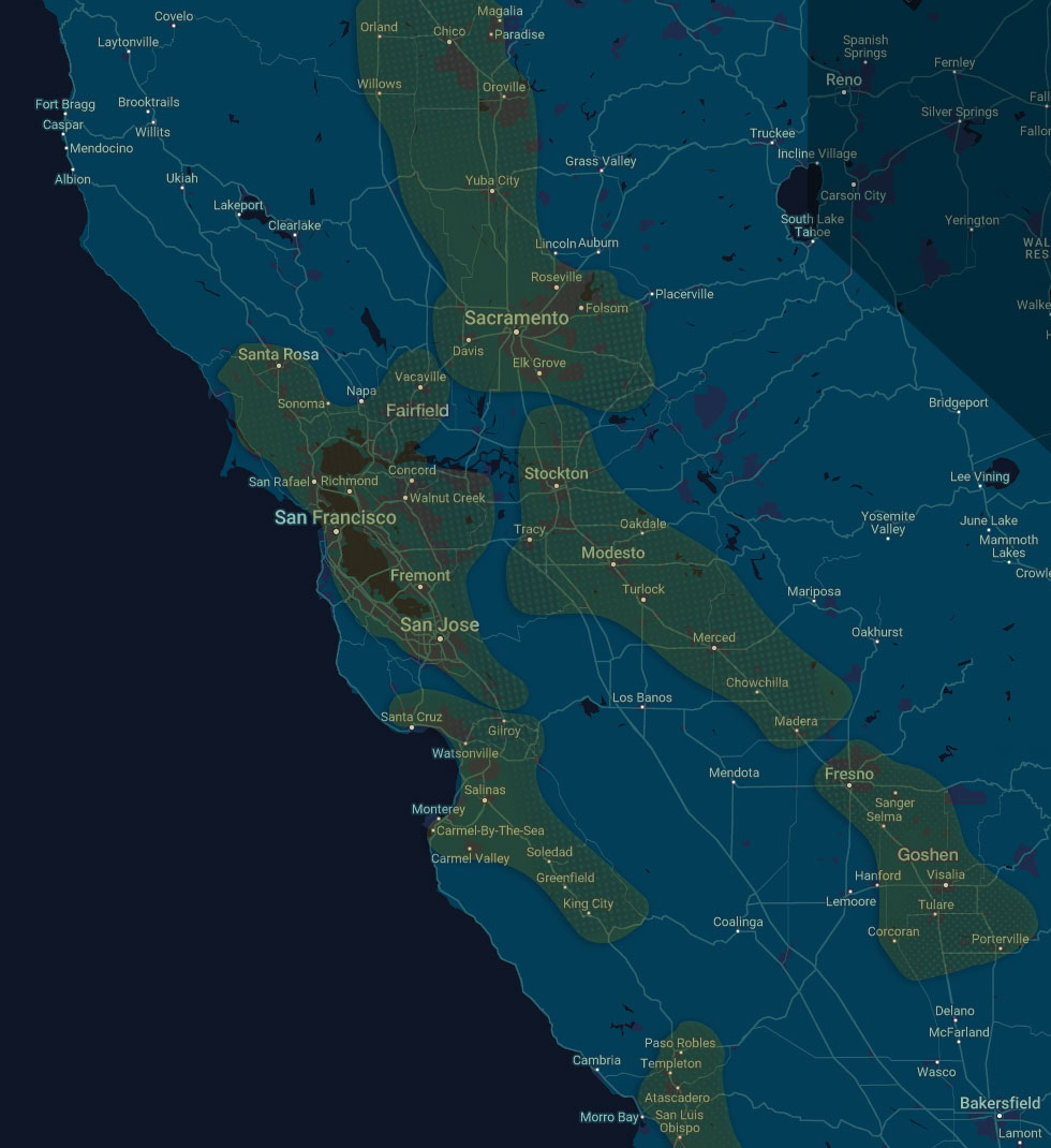 Service Map – Alameda Electrical Distributors